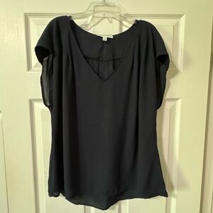 Banana Republic Navy Dolman Sleeve Tee